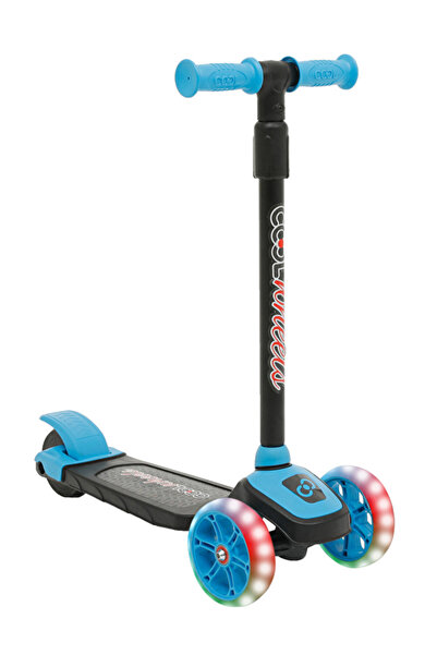Cool Wheels 3 Tekerlekli Işıklı Twist Mavi Scooter