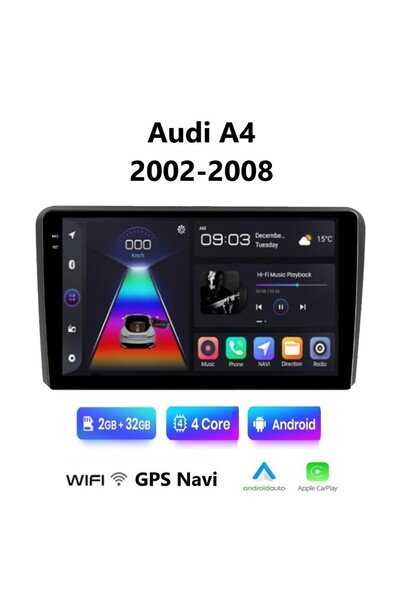 OEMN Audi A4 (2002-2008) Android Multimedia CarPlay,AndroidAuto GPS WI-FI Blu...
