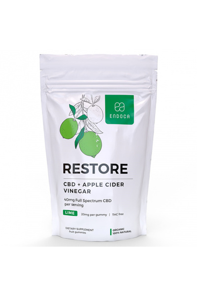 ENDOCA CBD 600mg Ζελεδάκια Αποκατάστασης 30 τεμάχια