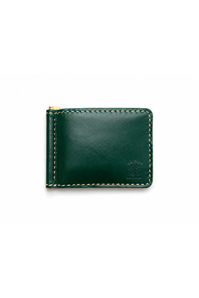 OAKCO LEATHER HANDMADE ALTIN KAĞIT PARA TOKALI CÜZDAN