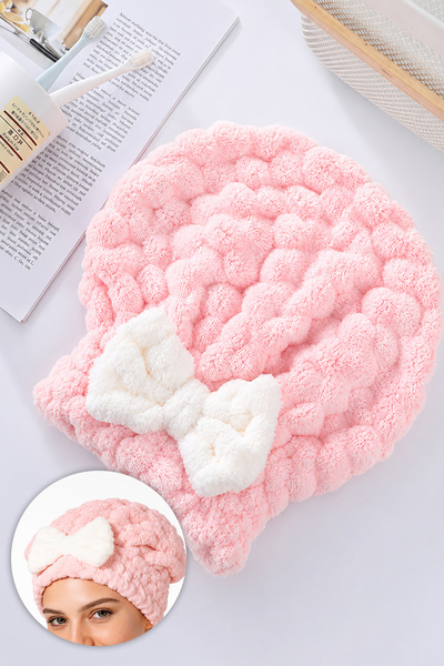 Destpak Elastic Towel Cap - Practical Hair Drying - Towel Cap for Hair - Soft...