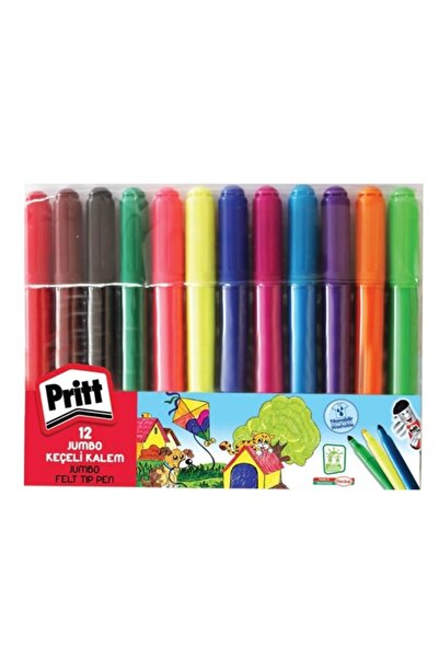 Pritt قلم فلورسنت سميك 12 قطعة - عبوتان