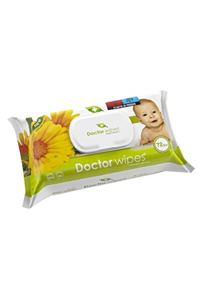 DOCTOR WIPES Μωρομάντηλα, 72 τεμάχια, Καλέντουλα, με καπάκι