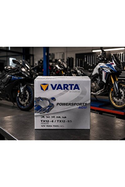 Varta TX12-4/TX12-BS AGM Motorsiklet ve Volvo Yedekleme Aküsü