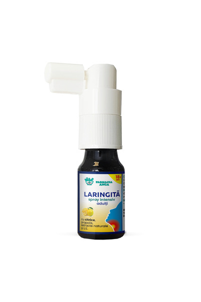 Farmacia Anca L-LARINGITA SPRAY INTENSIV CU CITRICE ADULTI*10ML