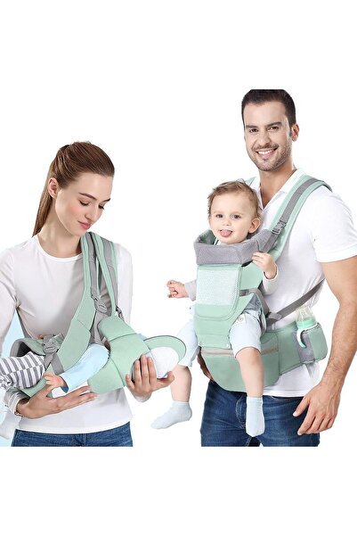 SYOSI Baby Carrier Ergonomic Infant Carrier with Hip Seat Kangaroo Bag Soft B...