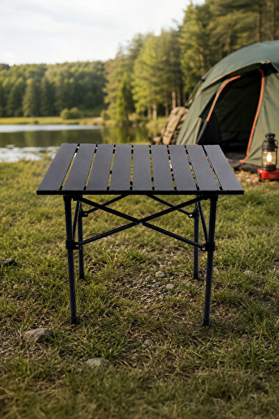 Vadi Katlanabilir Taşınabilir Kamp Masası Alüminyum Gövdeli Outdoor Piknik ve...