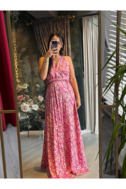 Mazelf Baby&Kids Wear Rosalie Backless Maxi Silk Dress