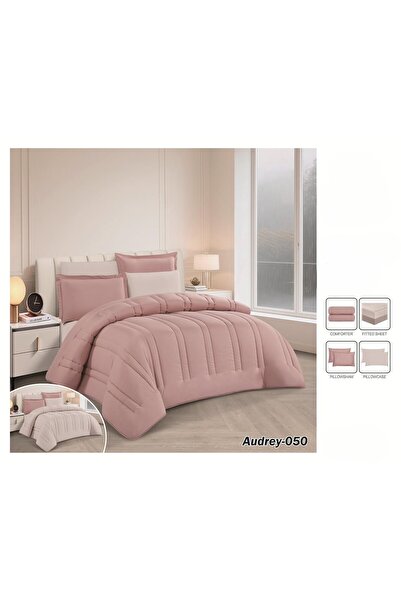 ALMIAAD Summer Plain Double-Sided Full Filling Royal 6-Piece Bedspread Set Co...
