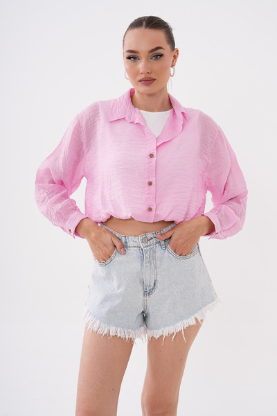 Mega Life Tulle Modal Shirt with Neckline Detail and Athlete Style
