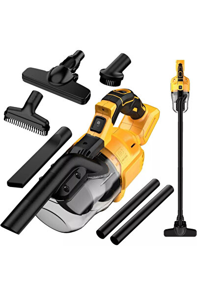 Vivendo Aspirator fara fir 120W, cu filtrare HEPA, 2 acumulatori de 48W, alba...