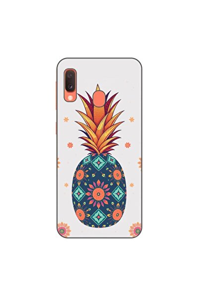 OEM Θήκη συμβατή με Samsung Galaxy A20e Σιλικόνης Gel TPU με σχέδιο Φλοράλ Ανανά