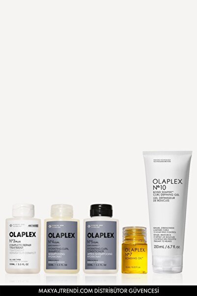 Olaplex Curl Strength & Style Set - Dalgalı, Kıvırcık Saçlar İçin Bukle Belir...