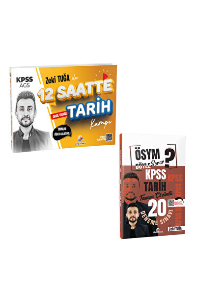Dizgi Kitap 2026 KPSS Zeki Tuğa ile 12 Saatte Tarih Tekrar Kampı ve ÖSYM Böyl...