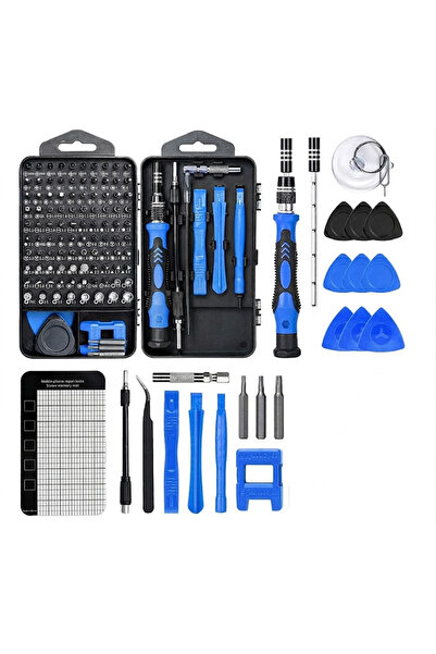Vivendo Set trusa surubelnita precizie cu 138 piese, biti otel, maner ergonomic