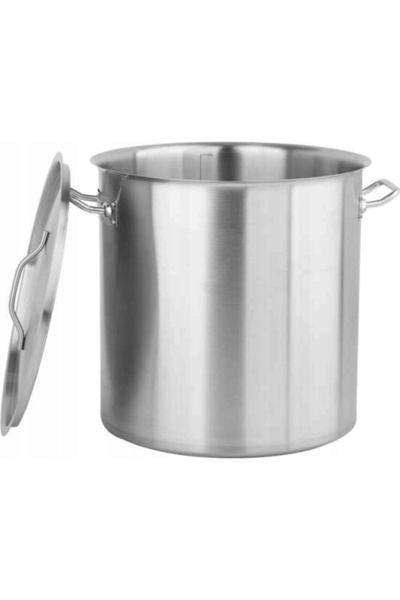 VOREL by YATO Oală înaltă YATO 17L pentru inducție cu capac 28x28cm din oțel ...