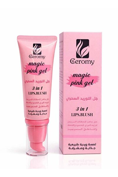 CEROMY Magic Pink Gel 3 in 1 - Instant Pink Tint for Lips, Blush & Intimate A...