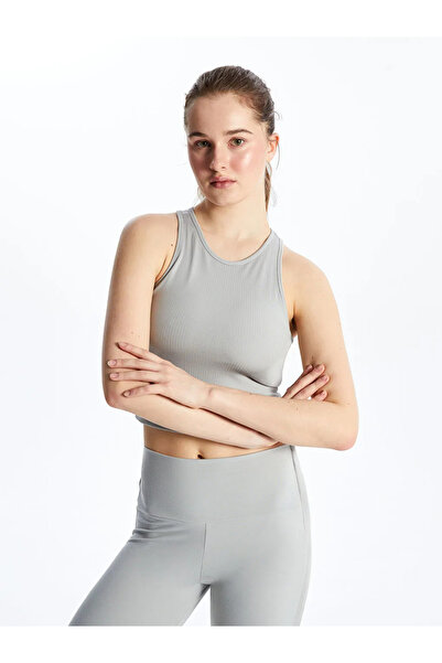 LC Waikiki Beige Crew Neck Women's Athlete Tank Top
