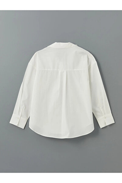 LC Waikiki White Oversize Women's Shirt