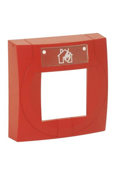 Esser Carcasă mică pentru buton Honeywell, roșie cu sticlă, 704950