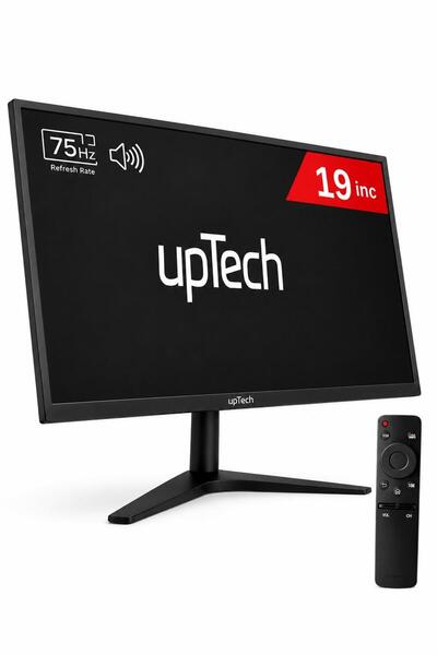 upTech 19’’ (48 Ekran) Monitör|Çanaklı/Çanaksız WiFi'li Uydu Alıcısı+TV Askı Aparatı HEDİYE