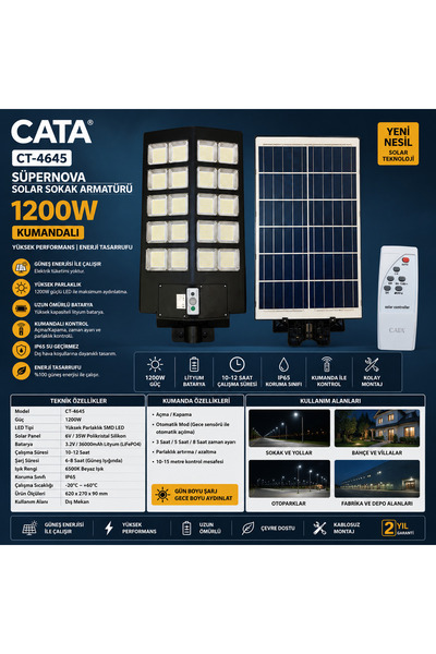 Cata CT-7074 Dominik LED Bahçe Aplik 15W Günışığı 3200K IP65 Dış Mekan Duvar ...