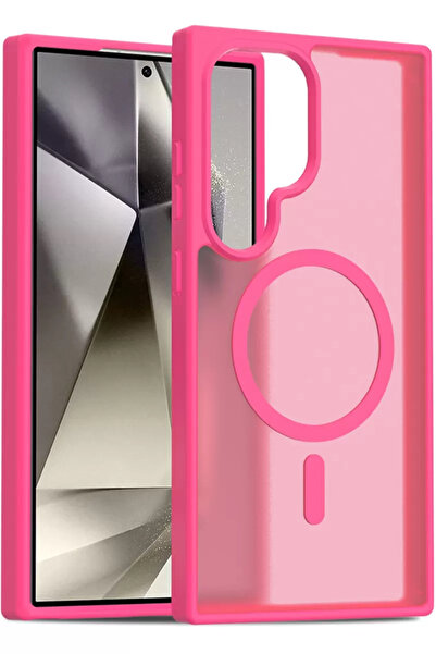 Genel Markalar Galaxy S24 Ultra Jota Magsafe Kapak - Rose