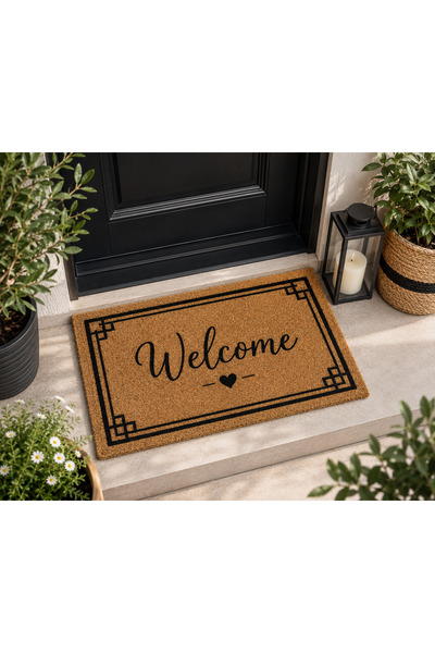 Arabamakss High Quality Digital Printing Door Mat Welcome 45X70 cm