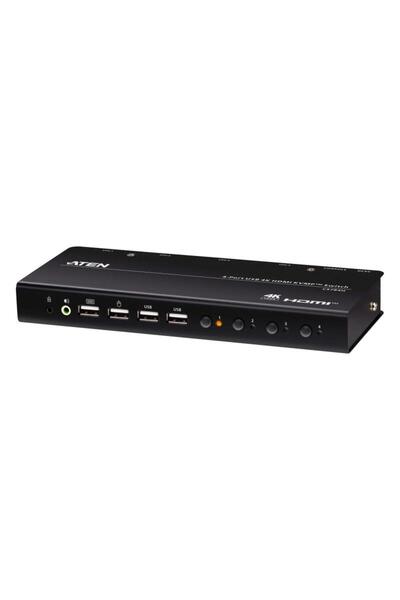 Aten Comutator KVM cu 2 porturi CS784H, HDMI, USB, 4K Ultra HD
