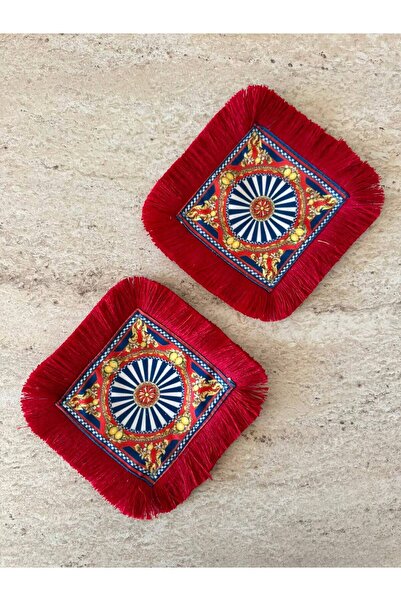 adenkahome Napoli̇ Series, Fringed Serving Napkin (2 Pieces)