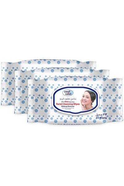 COOL & COOL Makeup Remover Facial Cleansing Wipes for All Skin Types | Effect...