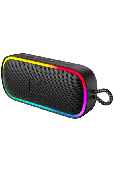 MONSTER Φορητό Ηχείο Bluetooth S150 Plus, 40W, TWS, RGB, Αδιάβροχο, Μαύρο