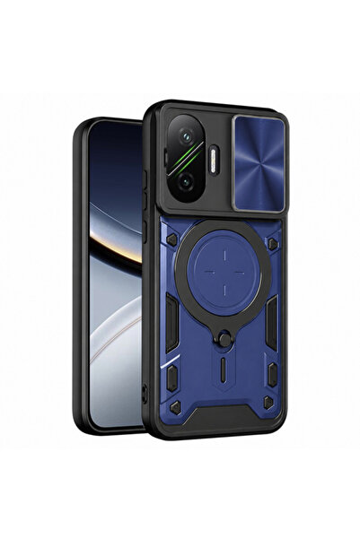 Techsuit Husa pentru Xiaomi Poco F7, Techsuit, CamGuard Pro, Albastra