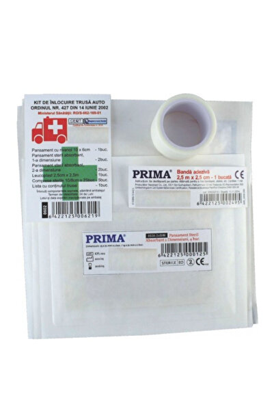 Prima Kit Inlocuire Trusa Medicala / Sanitara Auto