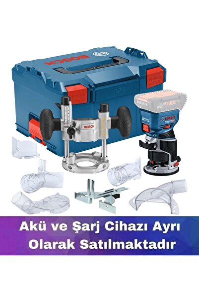 Bosch GKF 18V-8 + TE 600 Akülü Dik Freze L-Boxx (Solo) 06016C2003