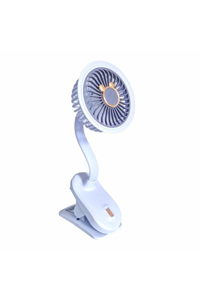Naimeed Company Ventilator, cu baterie, Naimeed D5859, USB, Albastru, 105x240x90mm
