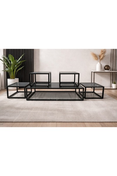 Generic Modern Design Floor Conference Table Set Glass Top Metal Frame