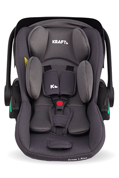 Kraft Cross Fix i-size (40-87 cm) 0-13 kg Oto Koltuğu - Gri