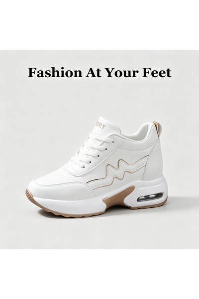 SOSENFER Women's Outdoor Shoes, Height-increasing and Comfortable Sports Shoes
