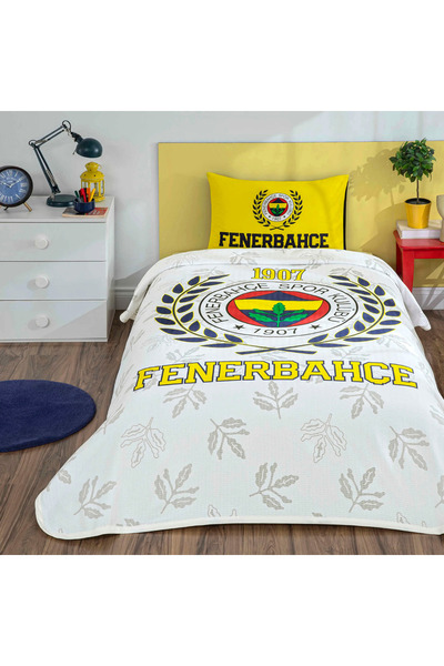 Taç Lisanslı Tek Kişilik Pike Takımı Fenerbahçe Palamut