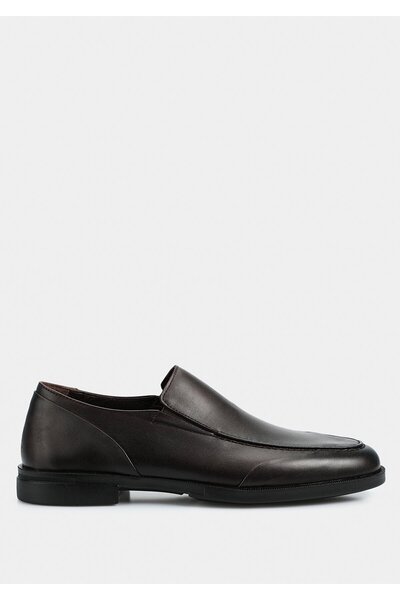 Eclipse Brown Leather Men's Shoes