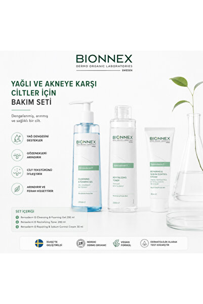 Bionnex Rensaderm Yağlı ve Akneye Eğilimli Ciltler İçin Bakım Seti