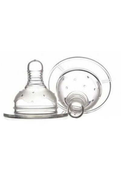 Minut Tetina Silicon Rotunda, Debit Mare, Gat Larg - Minut, + 6 luni, 2 buc/ set