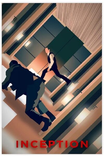 ESSESORIES Classic Scale Movie Poster Wall Art Self Adhesive Room Decor