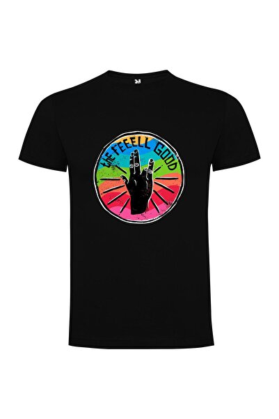 iLovePrints Feel Good Sticker Tshirt