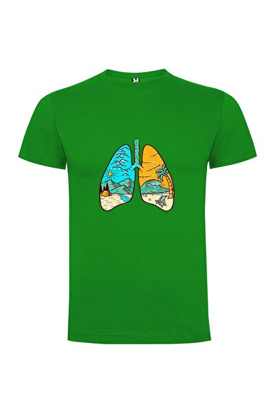 iLovePrints Breathe Beach Lungs Tshirt