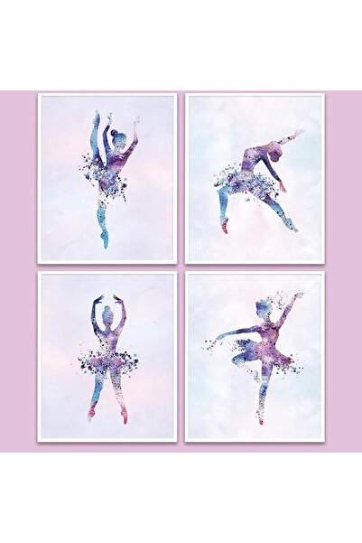ESSESORIES Ballet Décor Watercolor Modern Elegant Ballet Dance Aesthetic Post...