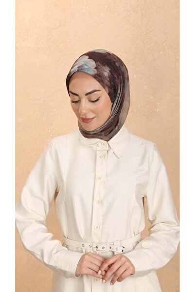 locella Soft Pamuk Eşarp Kahve