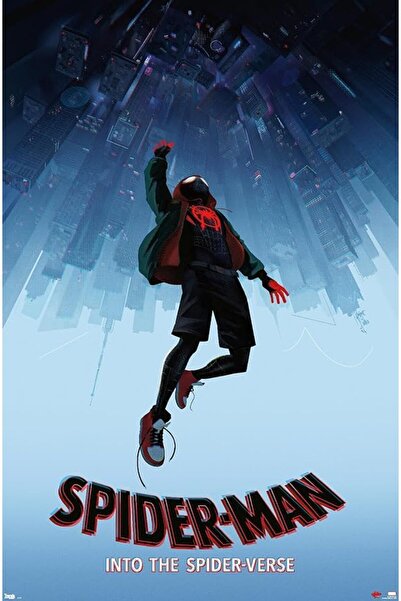 ESSESORIES Spider-man Movie Poster Wall Art Room Decor Self Adhesive