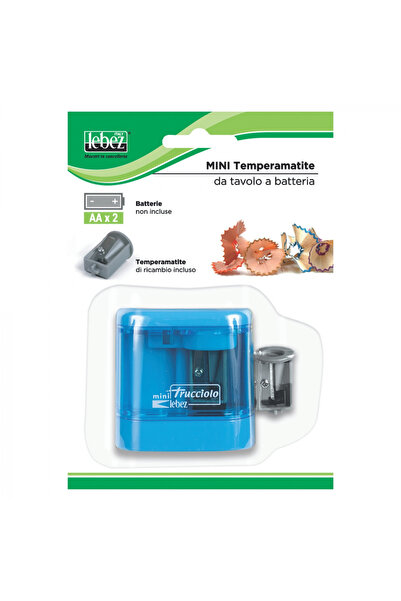 Lebez Ascutitoare de creion cu o gaura, alimentata de baterii, 2 culori dispo...